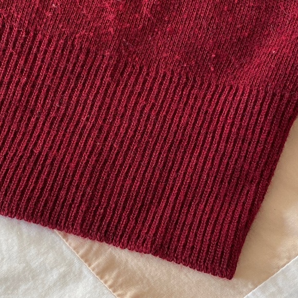 VTG I Robert Bruce I Maroon I 1980s I Nutty Professor Sweater Vest - Picture 9 of 16